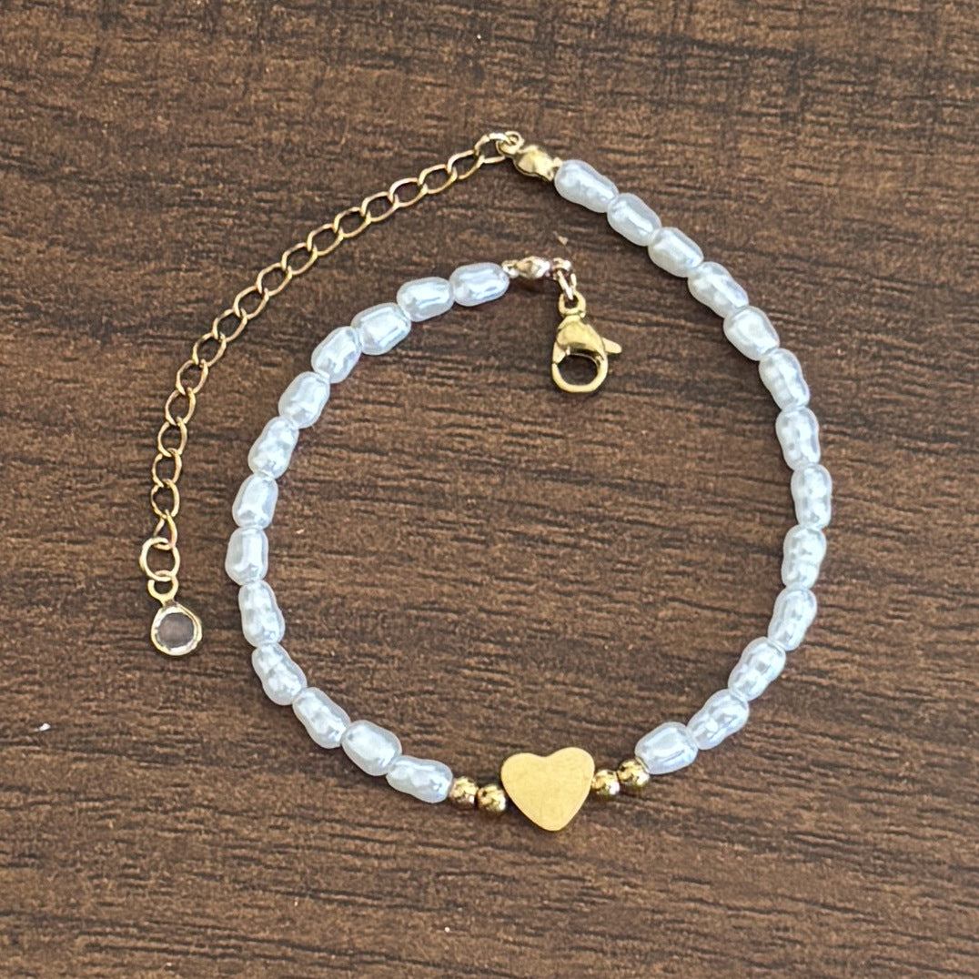 Imitation Pearl Bead Bracelet