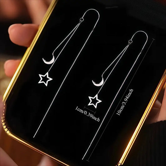 Celestial Star Tassel Earrings