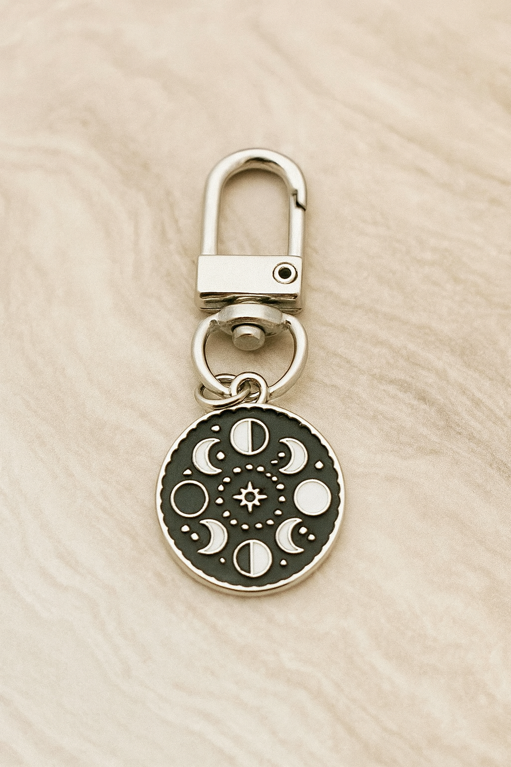Celestial Moon Phases Keyring | Bag Charm