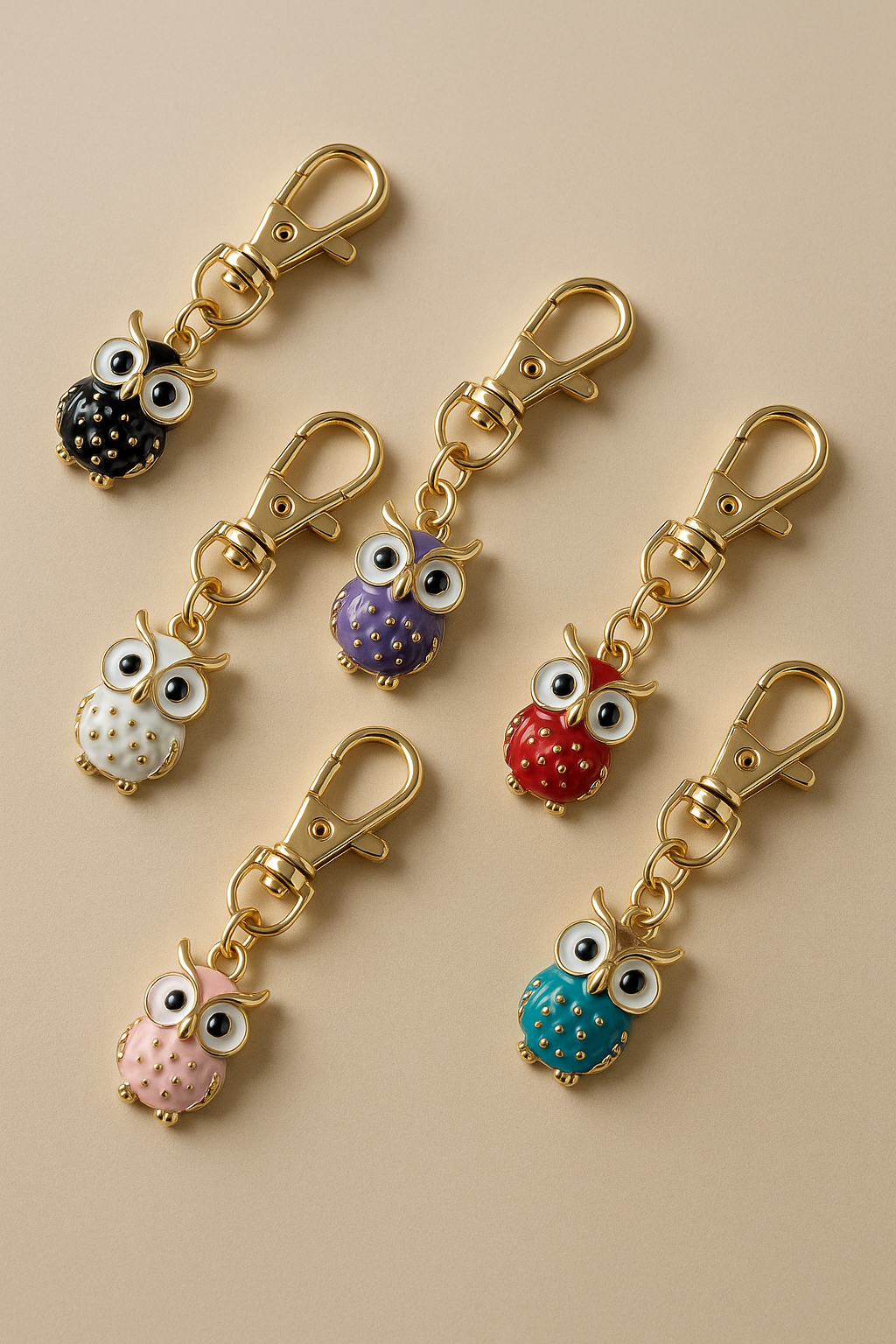 Owl Charm Keyrings – Bag Charm