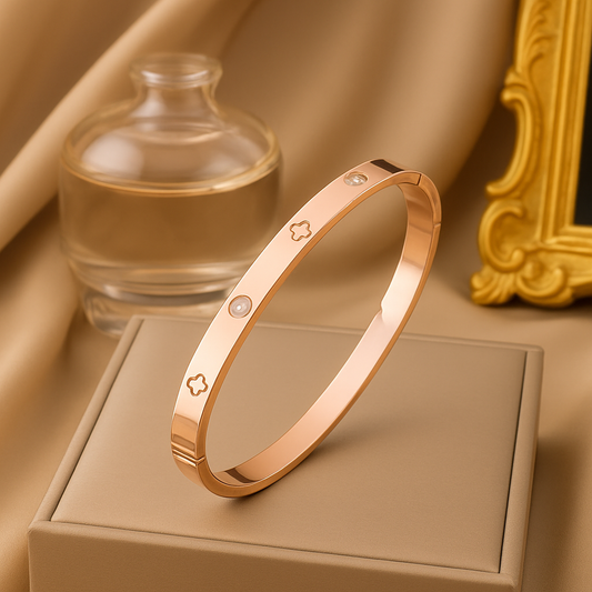 Tina Titanium Steel Plated Bangles (non Tarnish)