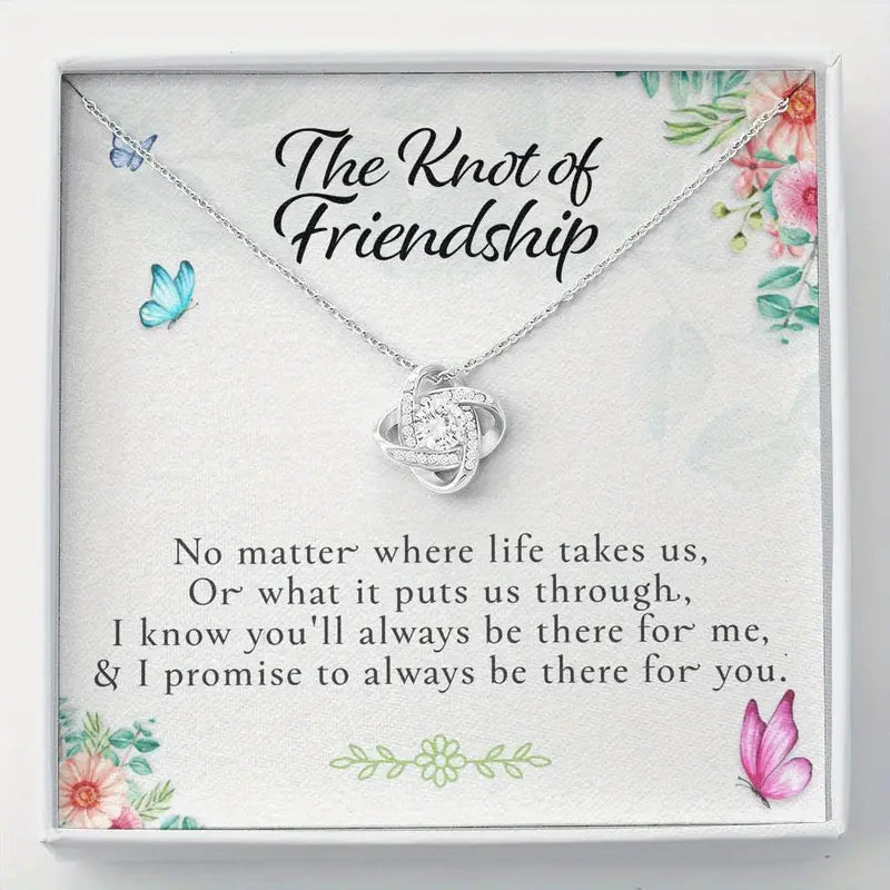Friendship Knot Pendant Necklace