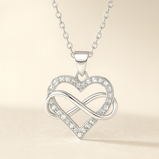 Elegant Heart Pendant Necklace – 925 Sterling Silver