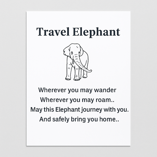 Travel Elephant – A Little Good Luck Keepsake