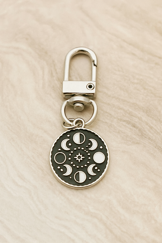 Celestial Moon Phases Keyring | Bag Charm