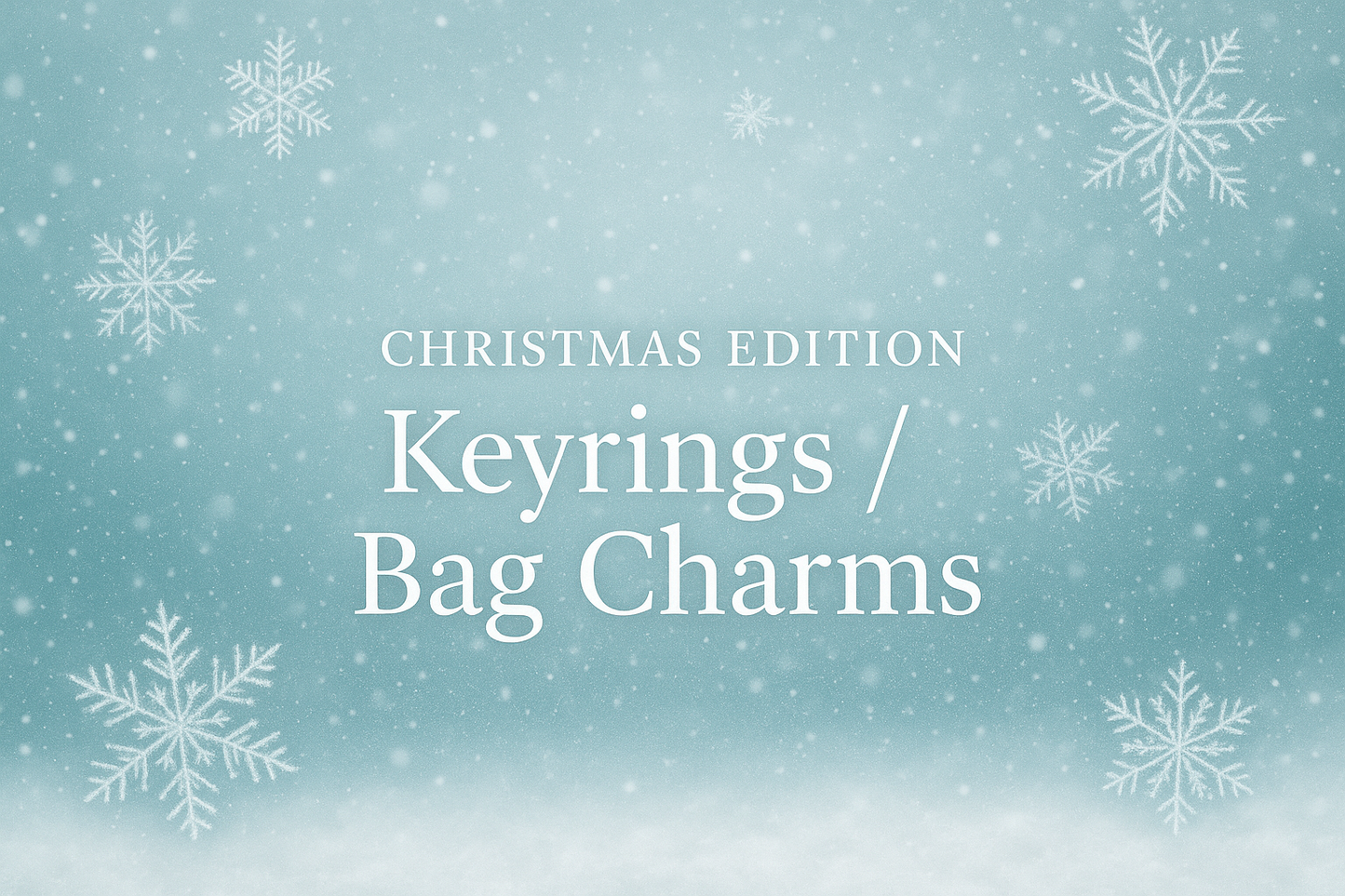 Christmas Edition Keyrings & Bag Charms