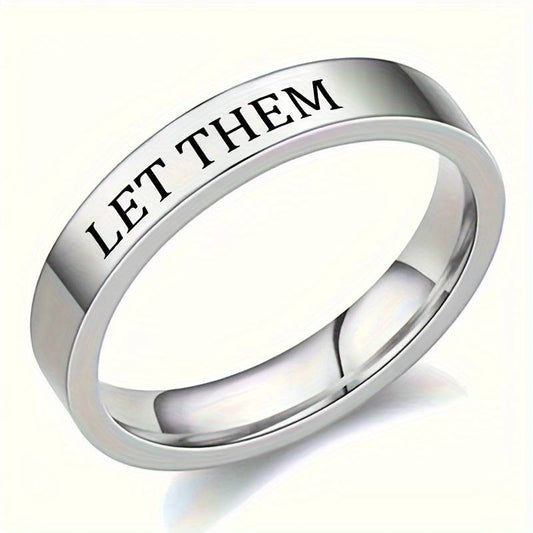 Let Them Affirmation Ring