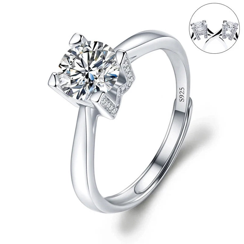 Copper Minimalist Classic Style Inlay Solid Color Zircon Ring Plated