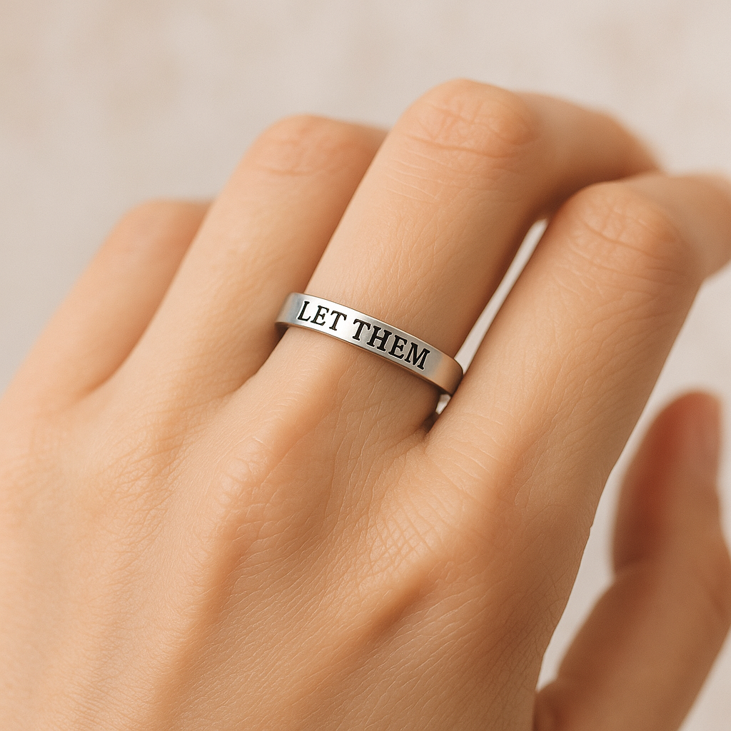 Let Them Affirmation Ring