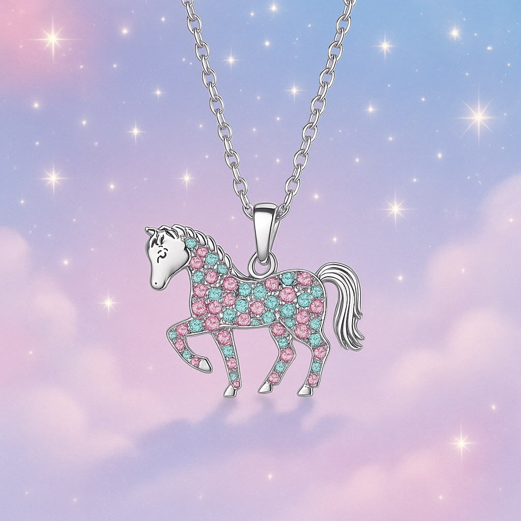 Exquisite Colourful Pony & Unicorn Pendant Necklaces