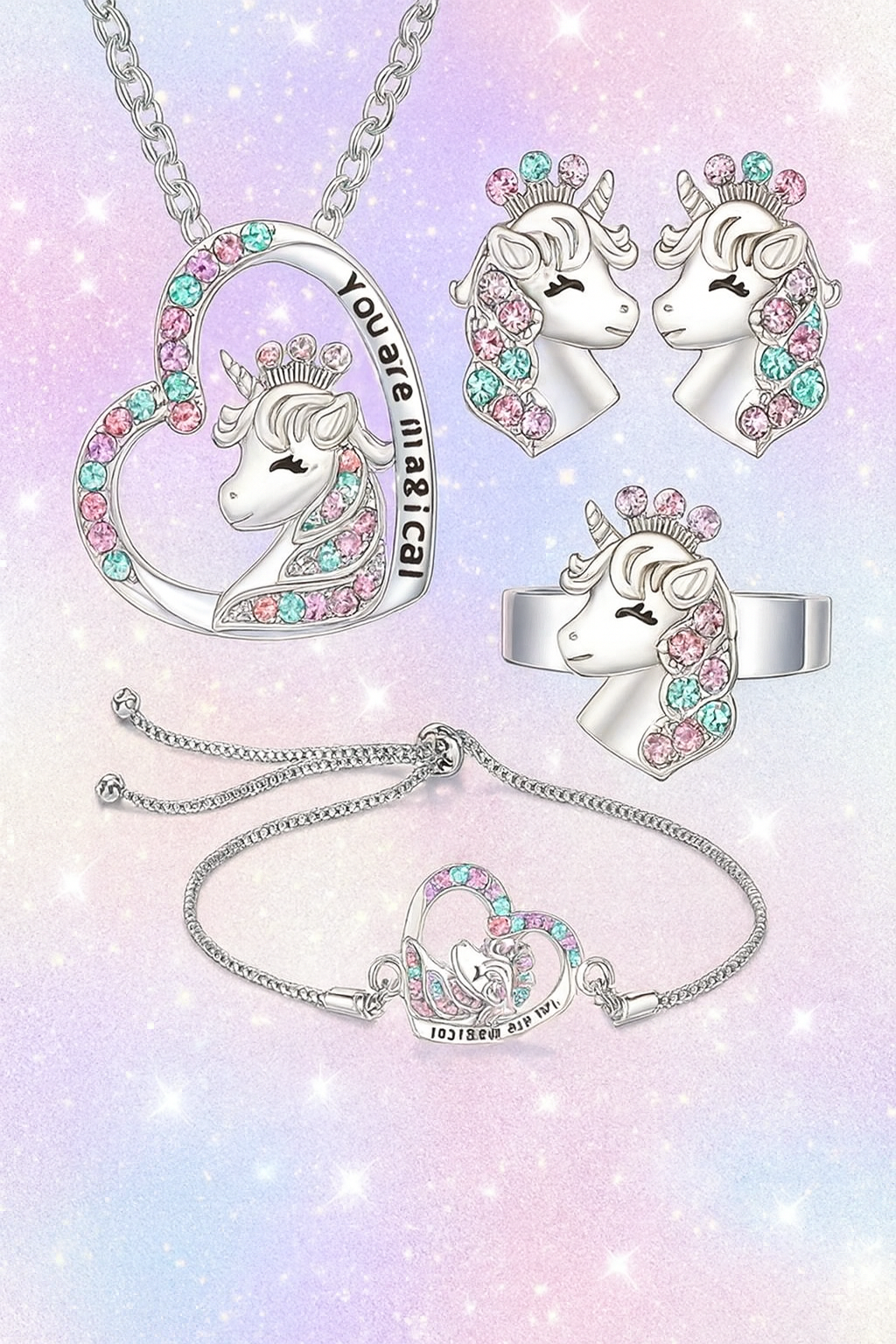 Unicorn Jewellery Gift Set