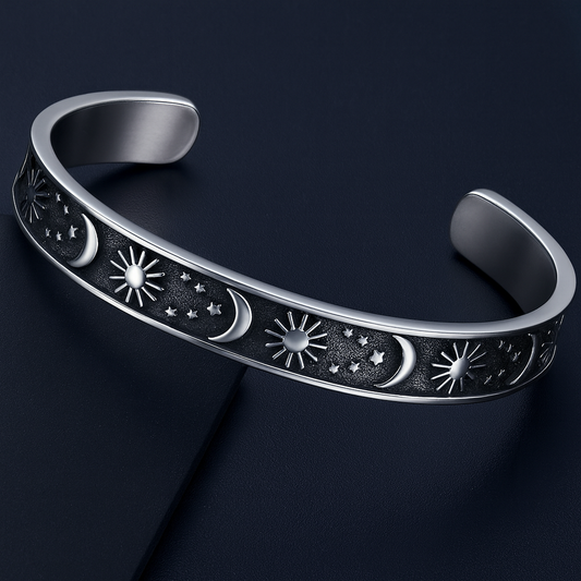 Stainless Steel Adjustable Bracelet – “Be Stronger Than the Storm”