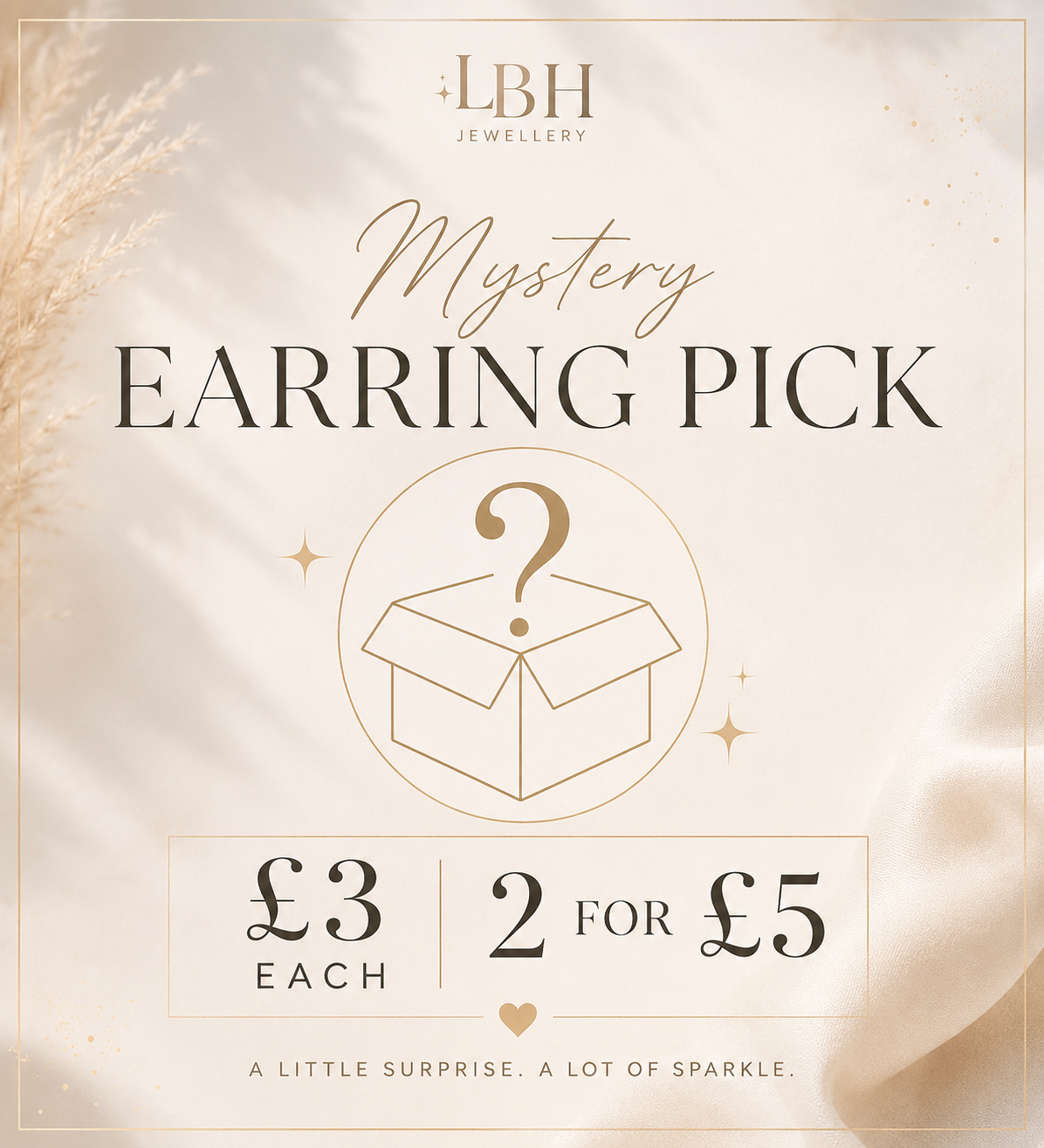 Mystery Hypoallergenic Earrings – Surprise Stainless Steel Earrings