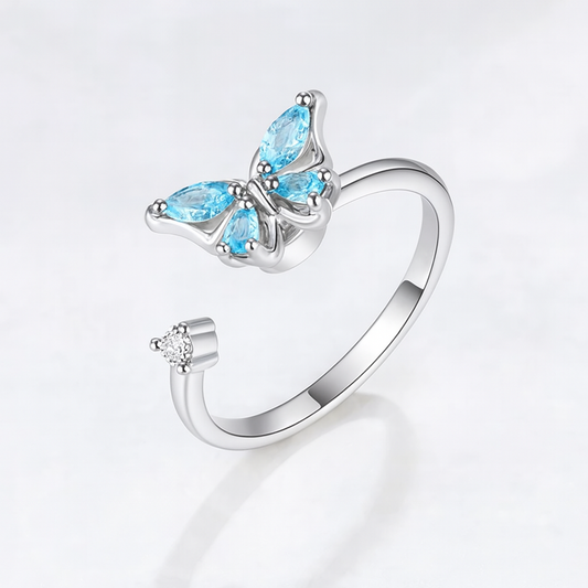 Butterfly Adjustable Fidget Ring