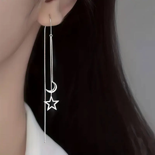 Celestial Star Tassel Earrings