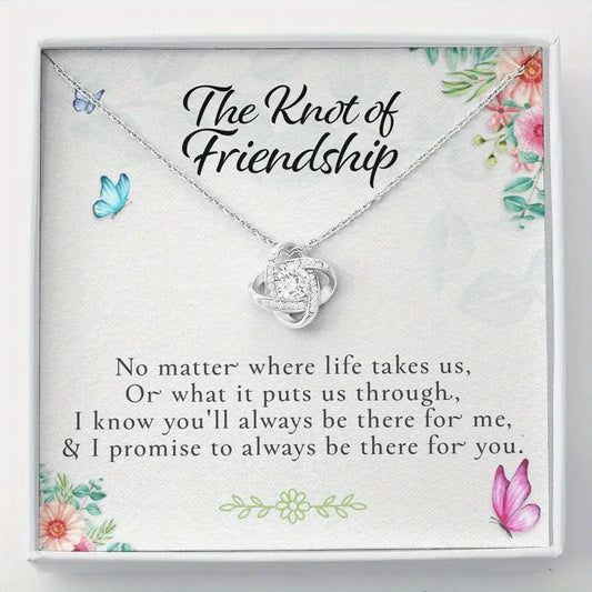 Friendship Knot Pendant Necklace