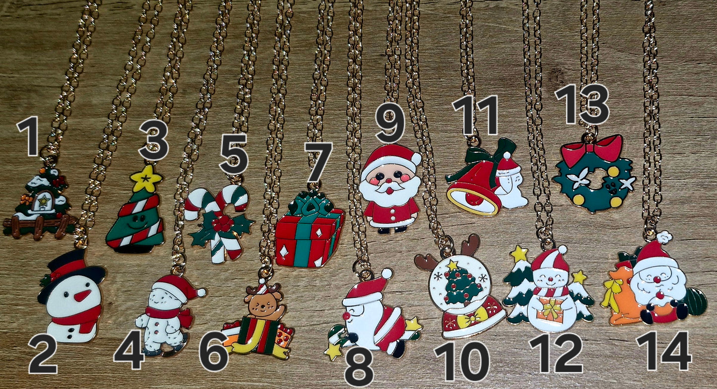 Christmas Charm Necklaces – Individually Sold
